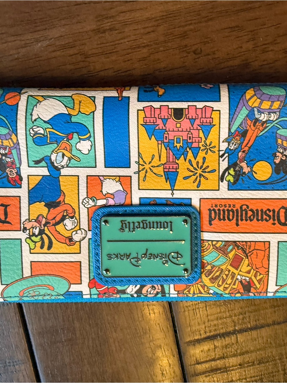 Disney Parks Loungefly play at the parks collection wallet NEW!!